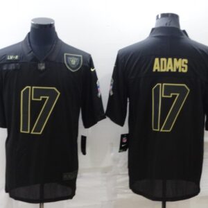 Nike Raiders 17 Davante Adams Black Salute To Service Limited Men Jersey