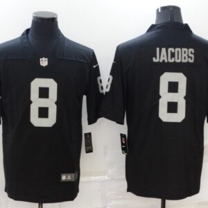 Nike Raiders 8 Josh Jacobs Black Vapor Untouchable Limited Men Jersey
