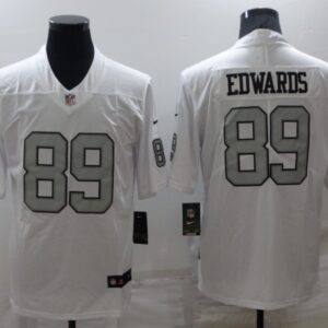 Nike Raiders 89 Edwards White Color Rush Limited Men Jersey