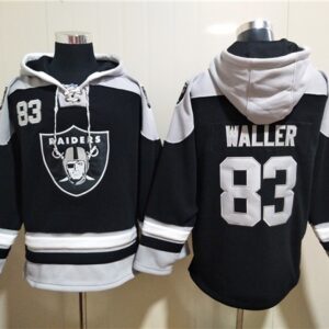 Raiders 83 Darren Waller Ageless Must-Have Lace-Up Pullover Hoodie Sweatshirt