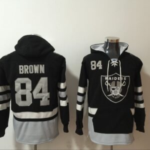 Nike Raiders 84 Antonio Brown Black Hoodie Sweatshirt