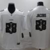 Nike Raiders 28 Josh Jacobs White Shadow Logo Limited Men Jersey