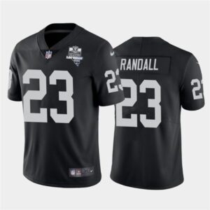 Nike Raiders 23 Damarious Randall  Black 2020 Inaugural Season Vapor Limited Men Jersey