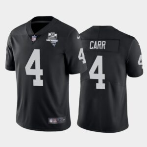 Nike Raiders 4 Derek Carr  Black 2020 Inaugural Season Vapor Limited Men Jersey