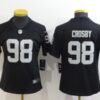 Nike Raiders 98 Maxx Crosby Black Vapor Untouchable Limited Youth Jersey