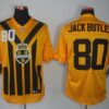 Steelers 80 Jack Butler Yellow Throwback Men Jersey