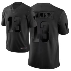 Nike Raiders 13 Hunter Renfrow Black City Edition Vapor Untouchable Limited Men Jersey