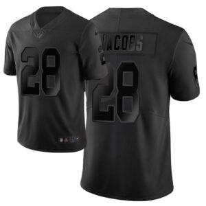 Nike Raiders 28 Josh Jacobs Black City Edition Vapor Untouchable Limited Men Jersey