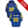Rams Customized Blue 2021 Stitched New Hoodie