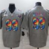 Nike Rams 99 Aaron Donald Rainbow Grey Limited Men Jersey