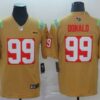 Rams 99 Aaron Donald City Edition Gold Jersey