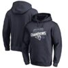 Rams Pro Line Navy 2017 NFC West Division Champions Pullover Men Hoodie