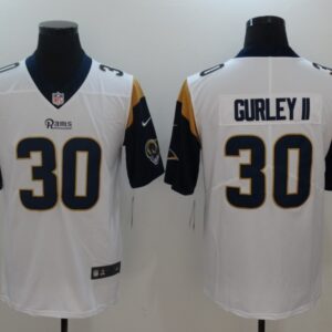 Rams 30 Todd Gurley II White Vapor Untouchable Limited Men Jersey