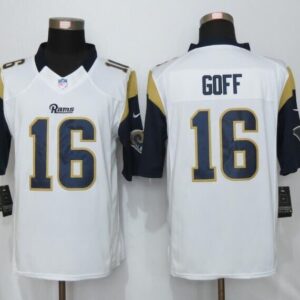 Rams 16 Jared Goff White 2016 Draft Limited Men Jersey