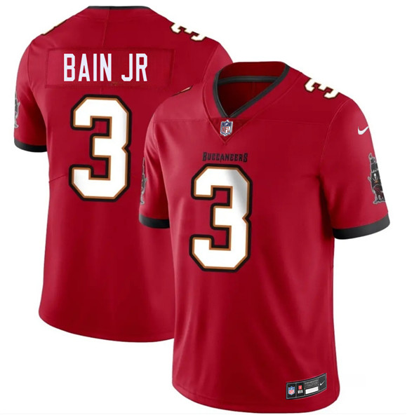 Tampa Bay Buccaneers 3 Rueben Bain Jr Red 2026 Draft Vapor Limited Men Jersey