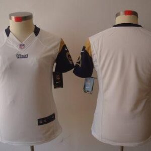 Rams Blank White Women's Limited Jersey