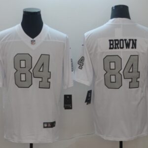 Nike Raiders 84 Antonio Brown White Color Rush Limited Men Jersey