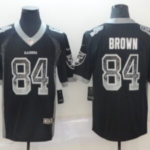 Nike Raiders 84 Antonio Brown Black Drift Fashion Vapor Limited Men Jersey