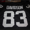 Raiders Mitchell and Ness 83 Ben Davidson Black Throwback Men Jersey