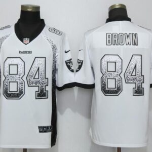 Nike Raiders 84 Antonio Brown White Drift Fashion Limited Men Jersey