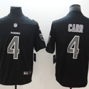 Nike Raiders 4 Derek Carr Black Vapor Impact Limited Men Jersey