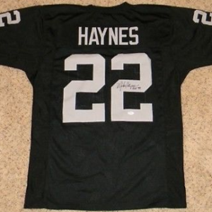 Raiders 22 Haynes Black Mitchell Ness Jersey