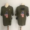 Nike Raiders 4 Derek Carr Olive 2017 Salute To Service USA Flag Limited Men Jersey