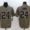 Nike Raiders 24 Marshawn Lynch Olive 2017 Salute To Service Limited Men Jersey