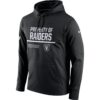 Nike Oakland Raiders Black Circuit Property Of Performance Pullover Men Hoodie
