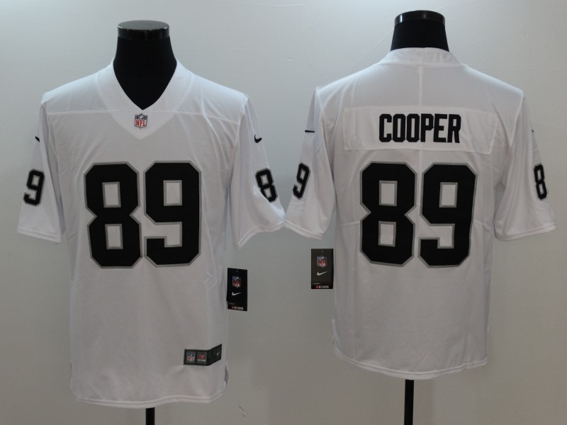 Nike Oakland Raiders 89 Amari Cooper White Vapor Untouchable Limited Men Jersey