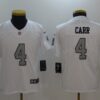 Nike Raiders 4 Derek Carr White Youth Color Rush Limited Jersey