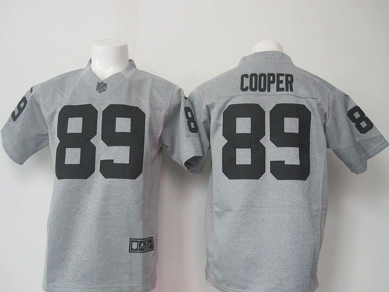 Raiders 89 Amari Cooper Gridiron Gray II Men Limited Jersey