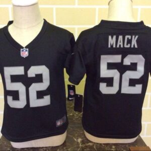 Raiders 52 Khalil Mack Black Toddler Jersey