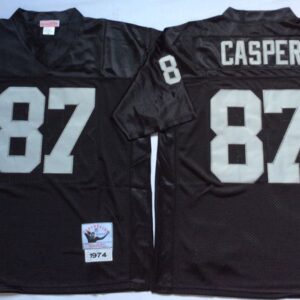 Mitchell And Ness Raiders 87 Dave Casper Black Throwback Jersey