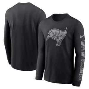 Tampa Bay Buccaneers Black Long Sleeve T-Shirt