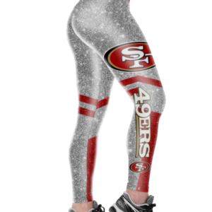 San Francisco 49ers Silver Leggings