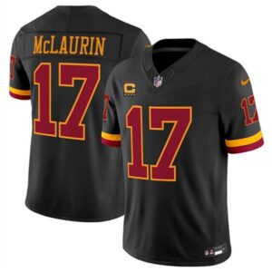 Washington Commanders 17 Terry McLaurin Black 2026 New F.U.S.E. Vapor Limited Men Jersey