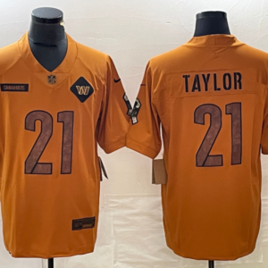 Nike Washington Commanders 21 Sean Taylor 2023 Brown Salute To Service Limited Men Jersey