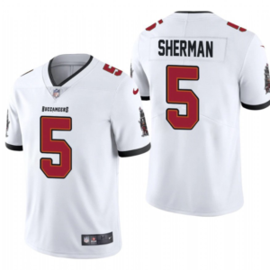 2021 Tampa Bay Buccaneers 5 Richard Sherman White Jersey