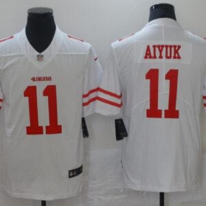 49ers 11 Brandon Aiyuk White 2020 Draft Vapor Limited Men Jersey