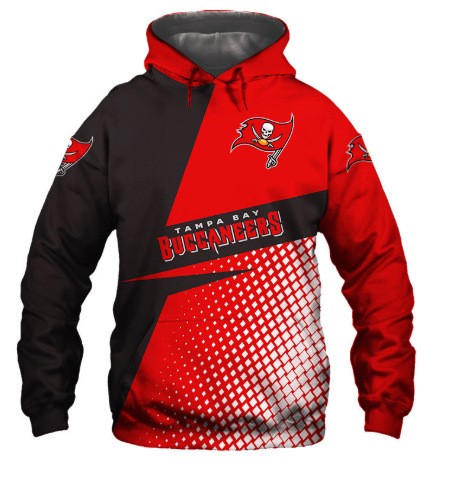 Tampa Bay Buccaneers 3D Print Fan's Casual Pullover Hoodie