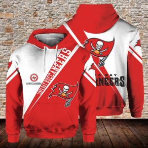 Tampa Bay Buccaneers 3D Print Pocket Pullover Hoodie
