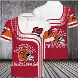 Tampa Bay Buccaneers Helmet Logo Polo
