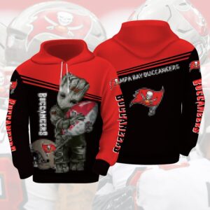 Tampa Bay Buccaneers Punisher Skull Tree Football 3D Hoodie