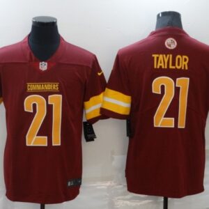 Nike Washington Commanders 21 Sean Taylor 2022 Burgundy Game Men Jersey