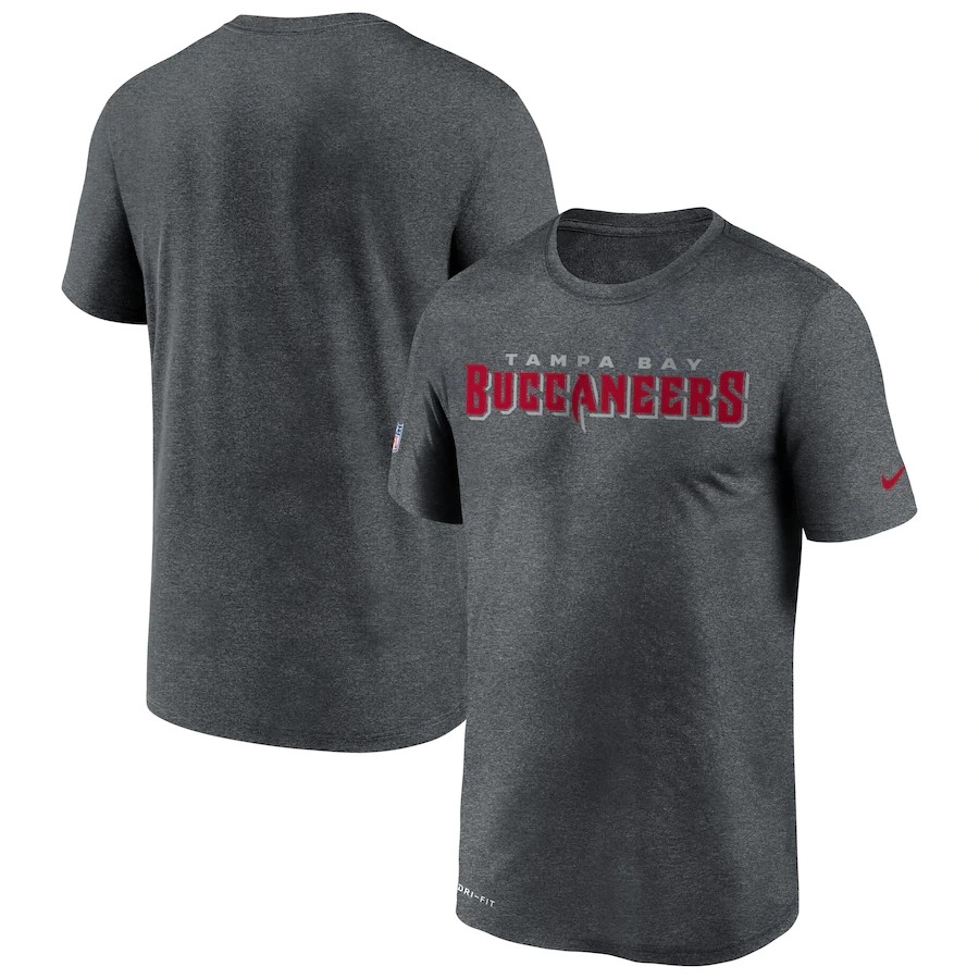 Tampa Bay Buccaneers 2020 Grey Sideline Impact Legend Performance T-Shirt