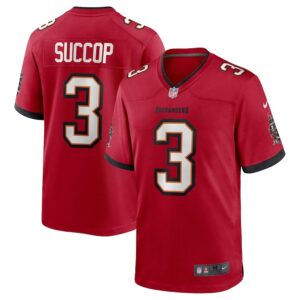 Tampa Bay Buccaneers Ryan Succop Nike Red  Men Jersey