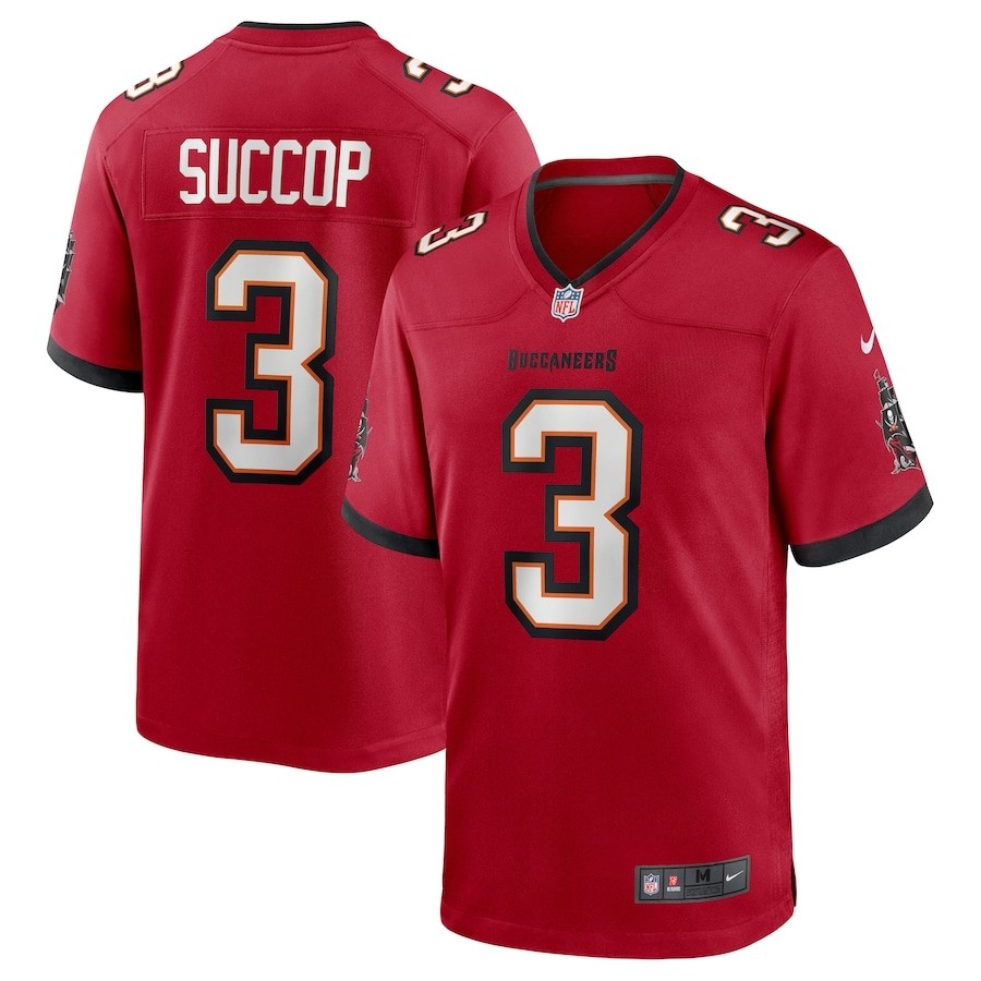 Tampa Bay Buccaneers Ryan Succop Nike Red Men Jersey