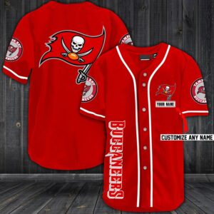 Tampa Bay Buccaneers Baseball Customized Jersey (6)
