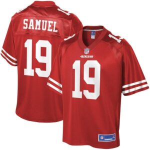 San Francisco 49ers 19 Deebo Samuel Pro Line Scarlet Red Men Jersey